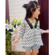 Handblock Cotton Floral Tunic Top – Girls Kurti Style Blouse