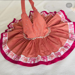 Printed Dhoti with Halter Neck kurt