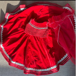 Red velvet Lehnga 