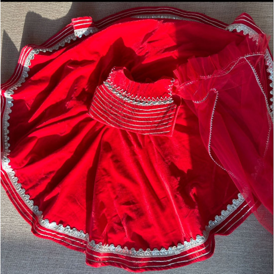 Red velvet Lehnga 