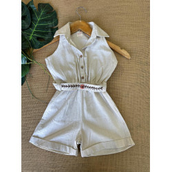 Beige Playsuit