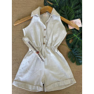 Beige Playsuit